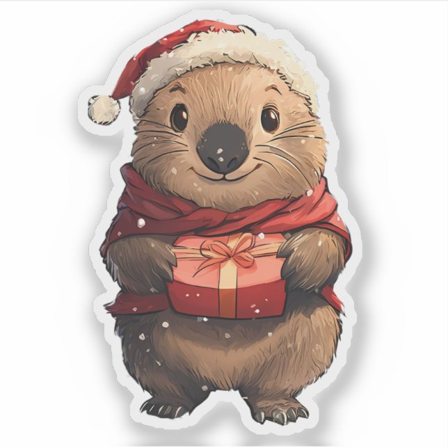 Christmas Wombat (Front)