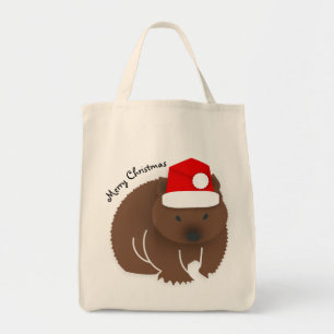 Christmas Wombat Tote Bag