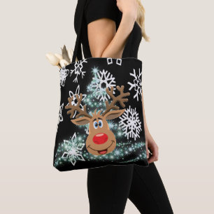 Christmas Women's Tote Bags, Reindeer Bag