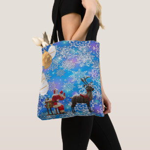 Christmas Women's Tote Bags, Santa