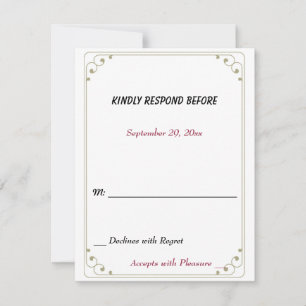 CHRISTMAS WONDER FIREPLACE RSVP CARD
