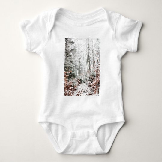 Christmas Woodland Baby Bodysuit