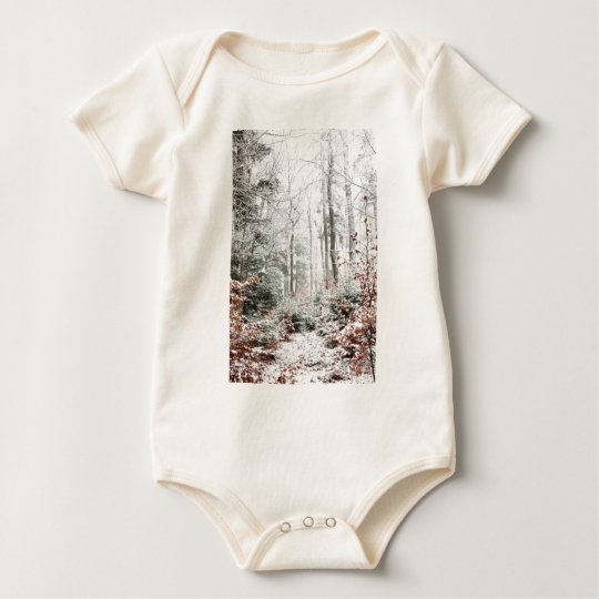 Christmas Woodland Baby Bodysuit