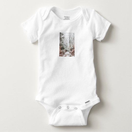 Christmas Woodland Baby Onesie