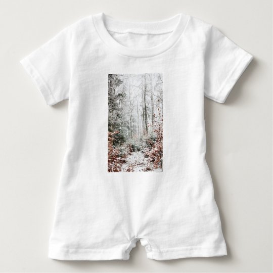Christmas Woodland Baby Romper