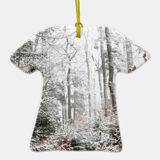 Christmas Woodland Ceramic Ornament