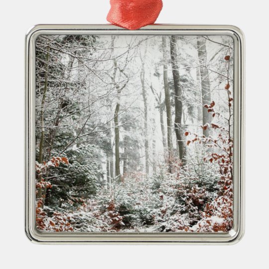 Christmas Woodland Metal Ornament