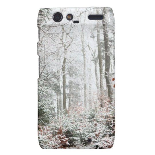 Christmas Woodland Motorola Droid RAZR Cover