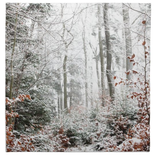 Christmas Woodland Napkin