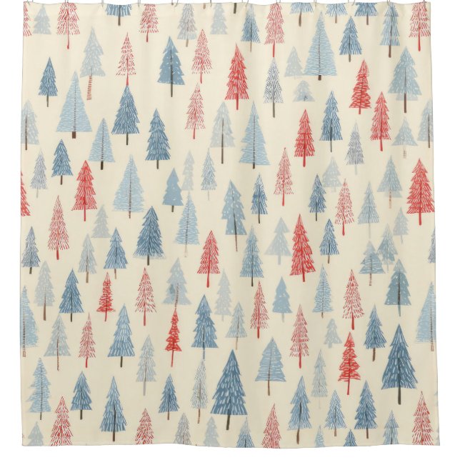 Christmas Woodland Tree Scandinavian Pattern (Front)