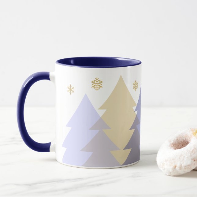 Christmas Woodlands Coffee Mug (Avec donut)