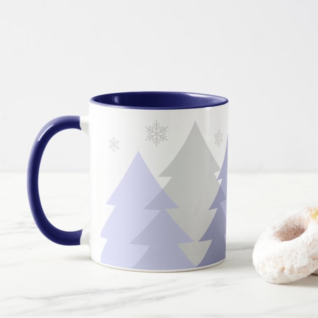 Christmas Woodlands Coffee Mug (With Donut)