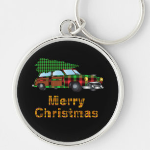 Christmas Woody Car Gift For Xmas Vacation Keychain