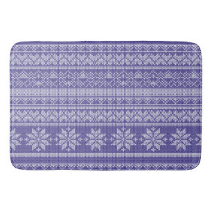 Christmas Wool Knit Sweater Christmas Holiday Bath Mat