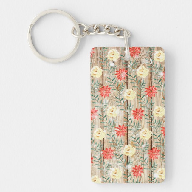 Christmas Word Art Keychain (Front)