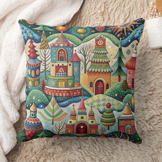 Christmas World  designer cushion (Blanket)