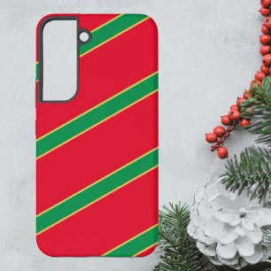 Christmas Wrap Red Green and Gold Samsung Galaxy Case