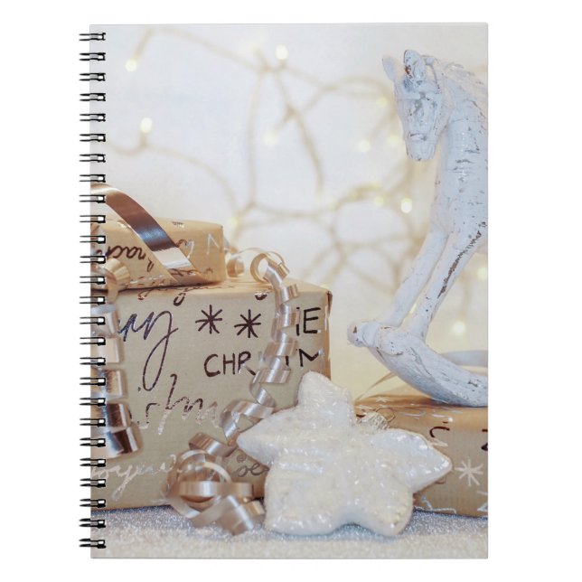 Christmas Wrapped Parcels Notebook (Front)