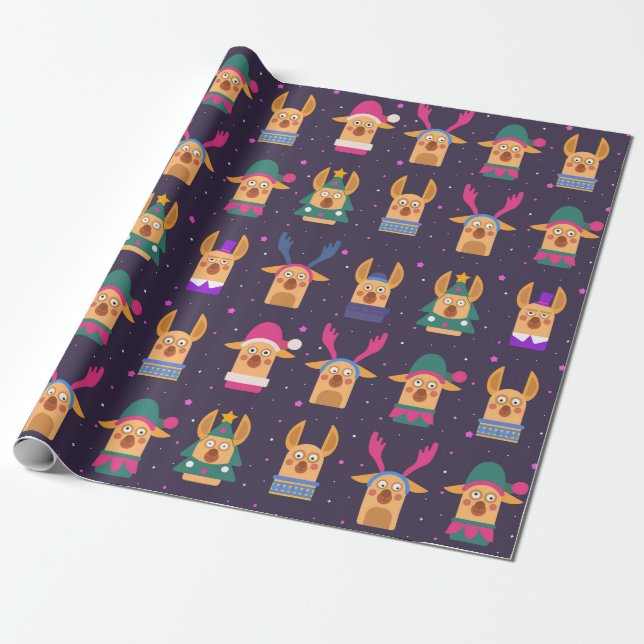 Christmas Wrapping Paper (Unrolled)