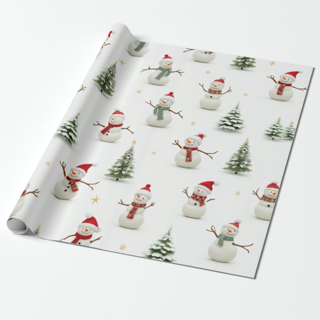 Christmas Wrapping Paper (Unrolled)