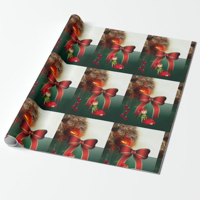 Christmas Wrapping Paper (Unrolled)