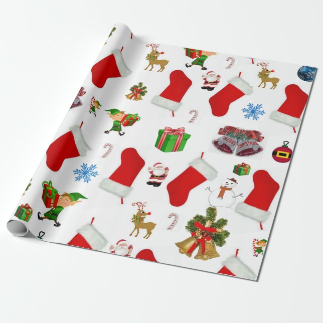 Christmas Wrapping Paper (Unrolled)