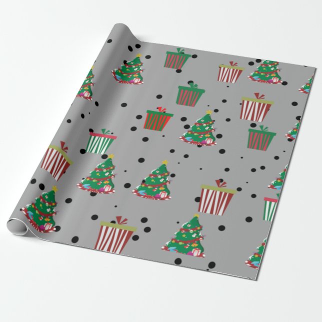 Christmas Wrapping Paper (Unrolled)