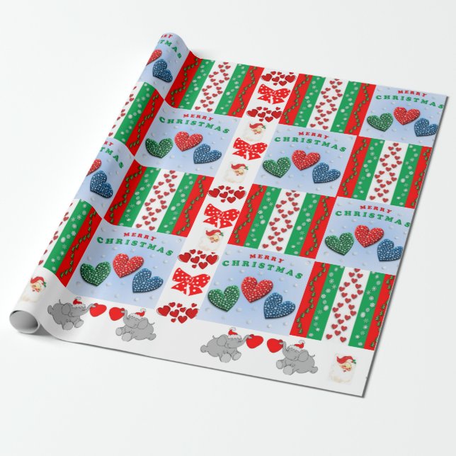 Christmas Wrapping Paper (Unrolled)