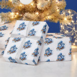 Christmas  wrapping paper<br><div class="desc">Wrapping paper is shown in a cute snowman print.  
Matte paper shown
Customize this item or buy as is.
Licensed</div>