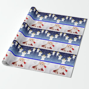 Christmas Wrapping Paper Angel