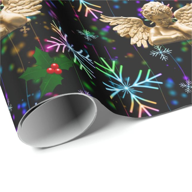 Christmas Wrapping Paper Angel (Roll Corner)