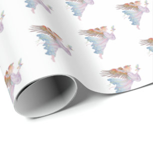 Christmas Wrapping Paper-Angel Paper