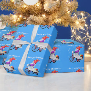 Christmas Wrapping Paper Gnomes with Gifts For You