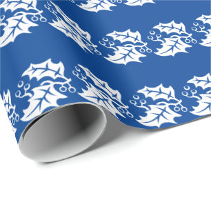 Christmas Wrapping Paper-Holly Paper