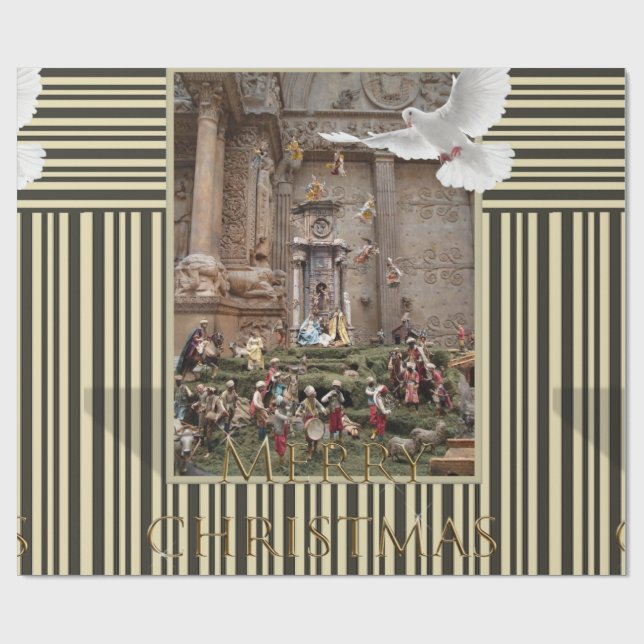 Christmas Wrapping Paper Jesus Nativity (Flat)