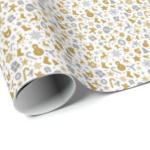 Christmas Wrapping Paper - Modern Gingerbread Men