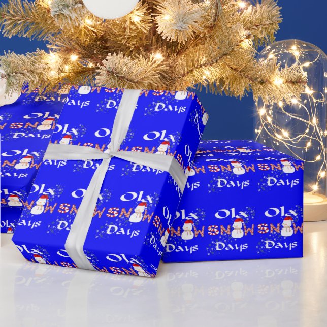 Christmas Wrapping Paper Ola, Snowdays  (Holidays)