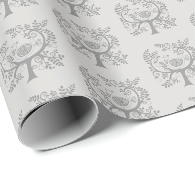 Christmas Wrapping Paper-Partridge In Pear Tree Wrapping Paper (Roll Corner)