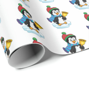Christmas Wrapping Paper-Penguin Paper