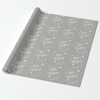 Christmas Wrapping Paper Personalize Name