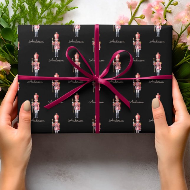 Christmas Wrapping Paper Personalized Nutcracker  (Creator Uploaded)