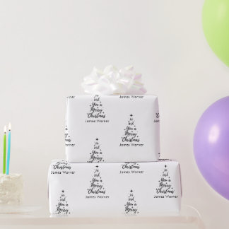 Christmas Wrapping Paper Personalized Nutcracker