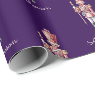 Christmas Wrapping Paper Personalized Nutcracker