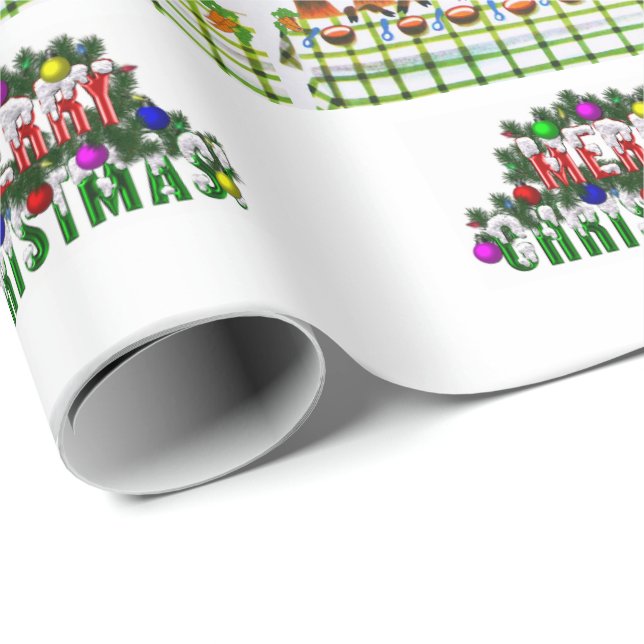 Christmas Wrapping Paper Reindeer (Roll Corner)