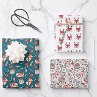 Christmas  wrapping paper sheet