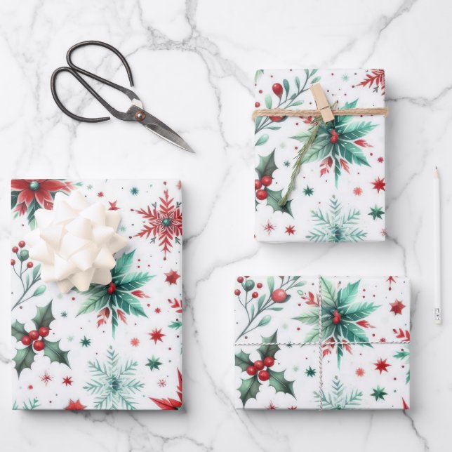 Christmas Wrapping Paper Sheet (Front)
