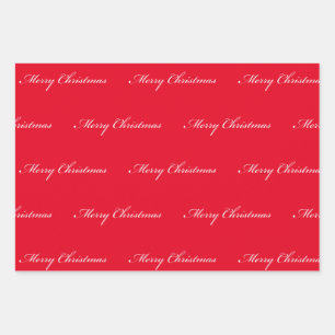 Christmas wrapping paper sheets