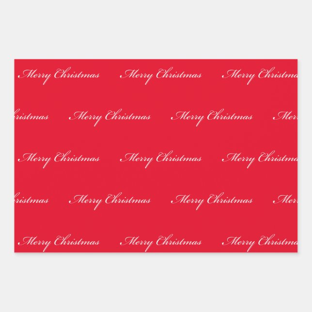 Christmas  wrapping paper sheets (Front)