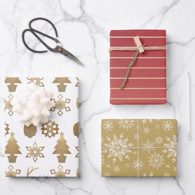 Christmas Wrapping Paper Sheets-The Classics (Front)