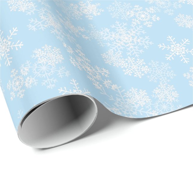 Christmas Wrapping Paper-Snowflakes Wrapping Paper (Roll Corner)